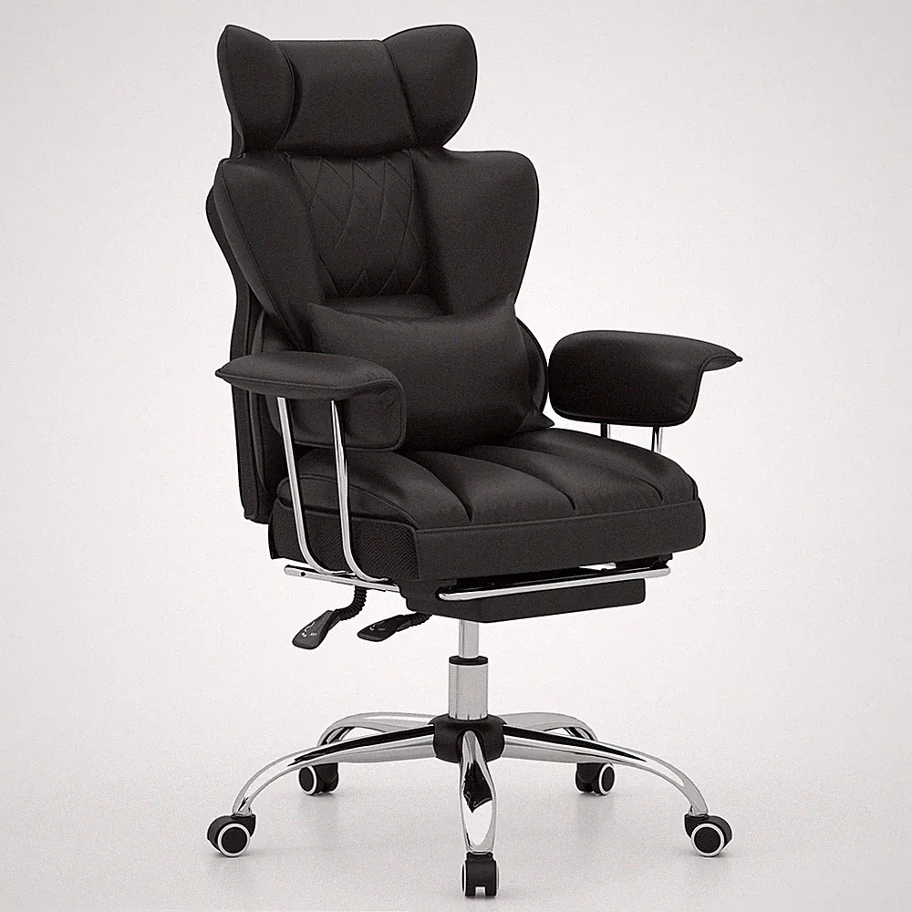 400 LBS Big & Tall Office Chair w/ Adjustable HeightReclining Function Footrest