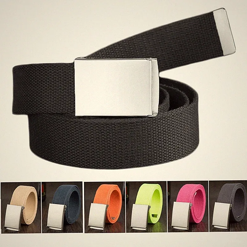 Big and Tall Mens Belt Breathable Canvas Webbing Adjustable Strap Extra Long