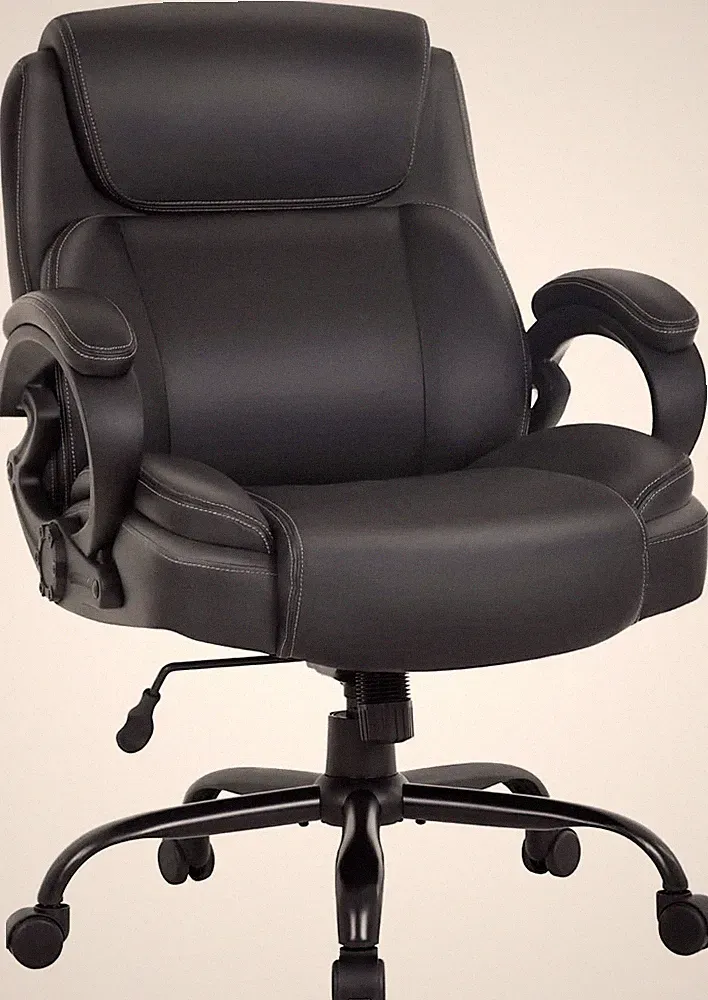Big and Tall Office Chair 400lbs Wide Seat Ergonomic Desk Chair with Lumbar Arms