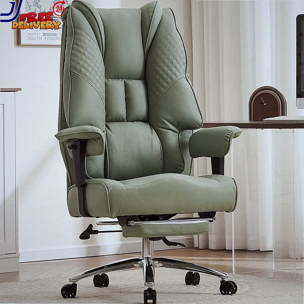 Big and Tall Office Chair 400Lbs Wide Seat Leather High Back Executive Office