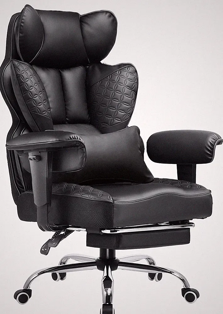 Big and Tall Office Chair Heavy Duty Wide Ergonomic Gaming Chair with Deluxe...