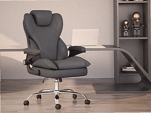 Big and Tall Office Chair Reclining High Back Leather Computer Chair