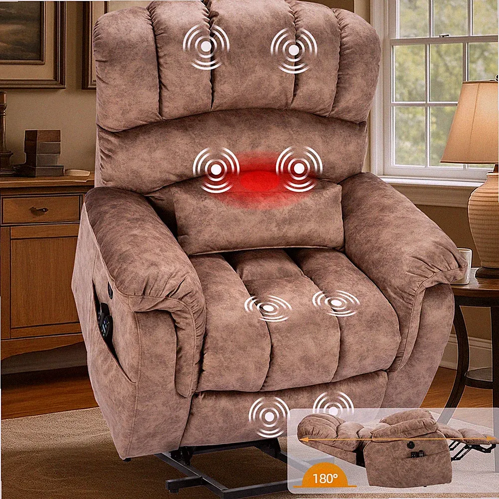 Big and tall alloy steel recliners