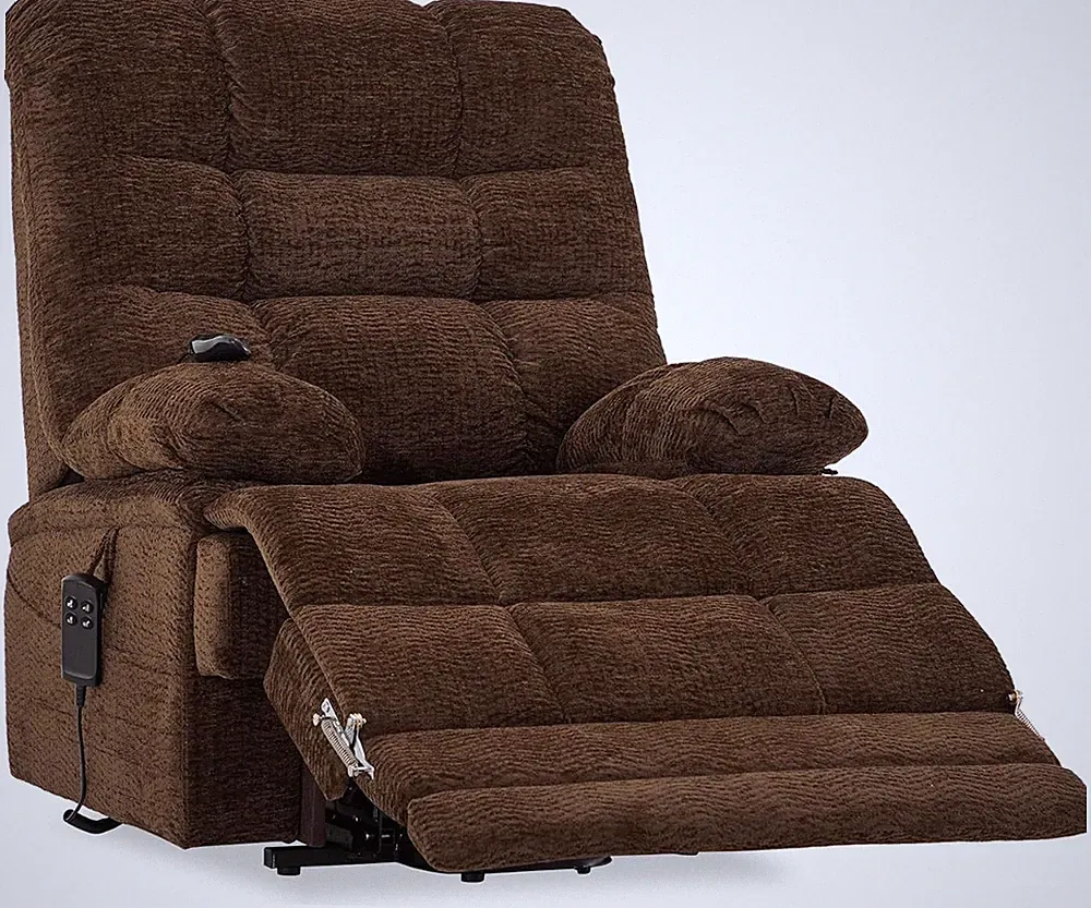Big & Tall Power Lift Recliner Chair for Elderly, Oversized Lay Flat Chair with