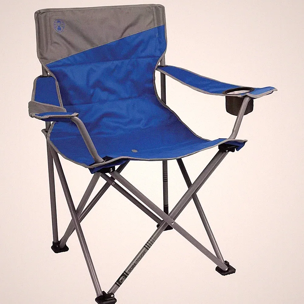 COLEMAN BIG AND TALL CAMPING CHAIR BLUE
