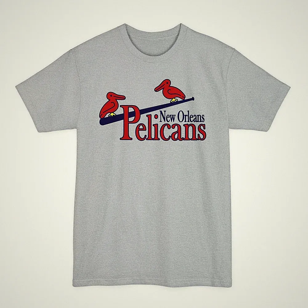 New Orleans Louisiana Pelicans Baseball 1977 BIG and TALL T-shirt