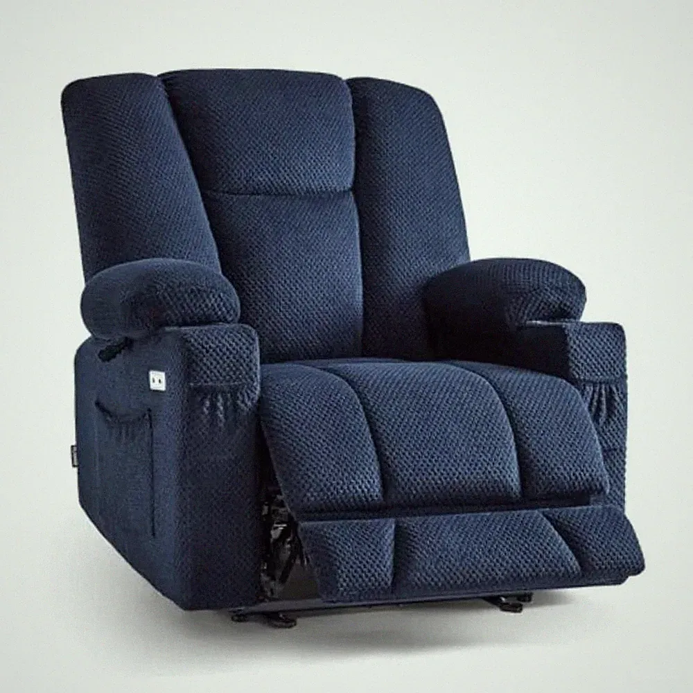 Oversized Zero Gravity Power Recliner – Big & Tall Massage Chair with Heat, USB