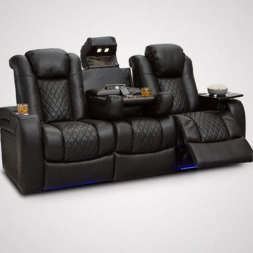 Seatcraft Anthem Leather Home Theater Seating Sofa Recliner Seat Chair Couch