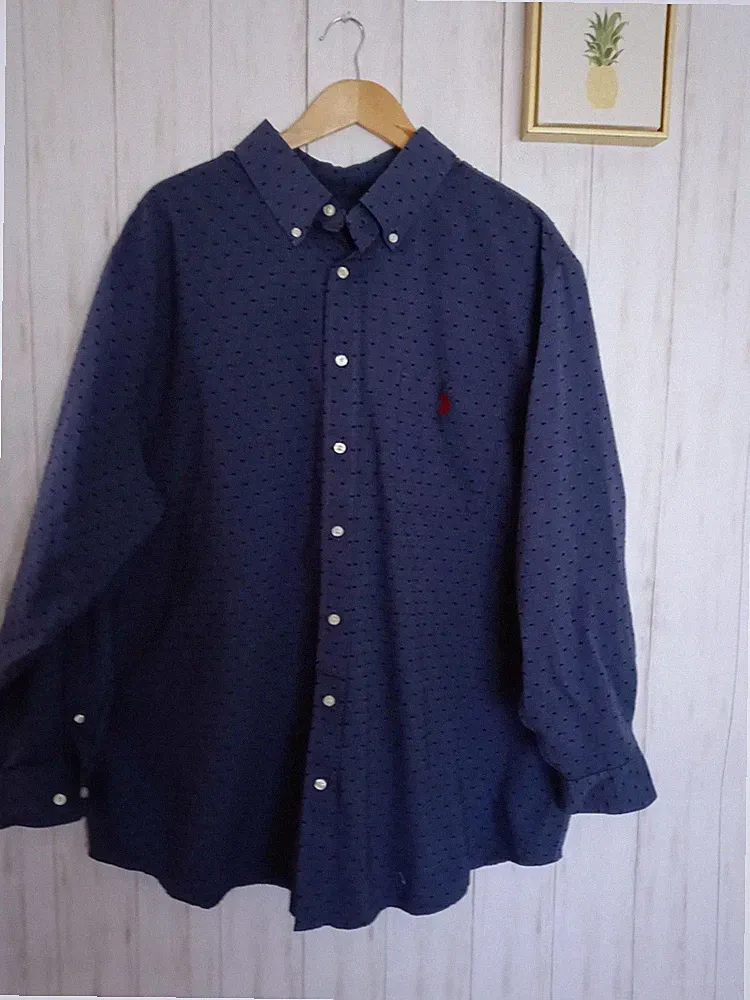 Shirts Men's Polo Assn Big and tall Color blue size 2XL Brand New with tag