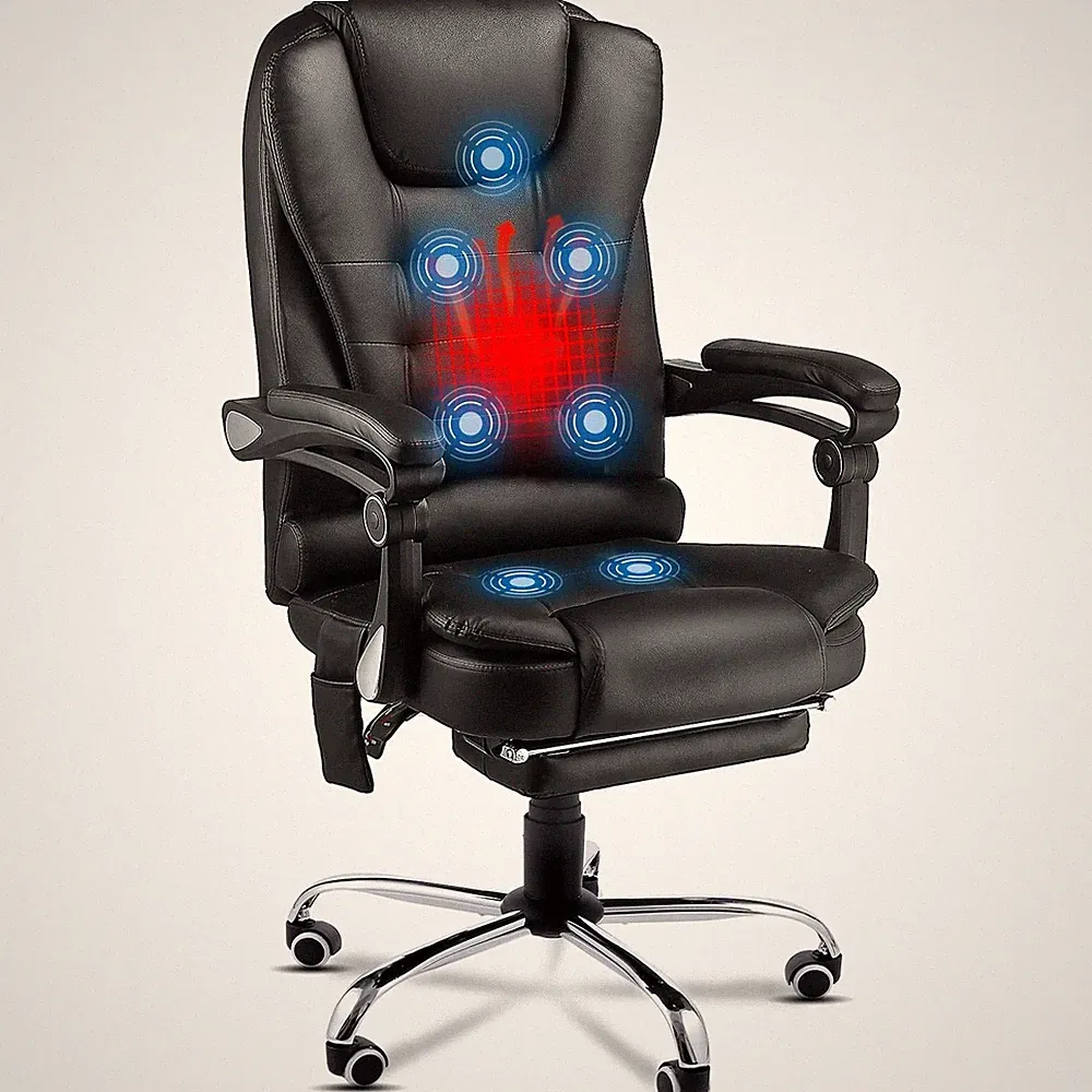 YODOLLA Ergonomic Reclining Office Chair Heat & Massage High Back Desk Chair